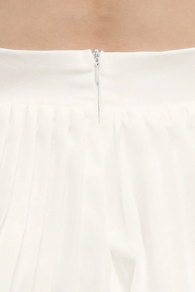 Storets Clara Pleated Ruffle Skort Women Skorts
