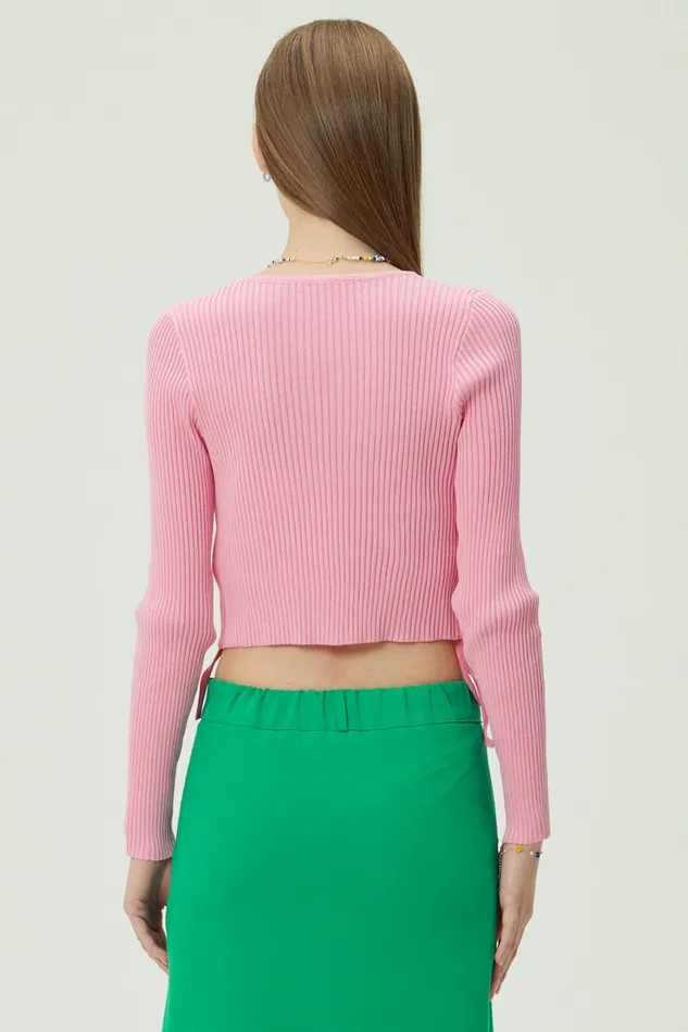Storets Elena Tie Front Cardigan Women Sweaters and Knitwears