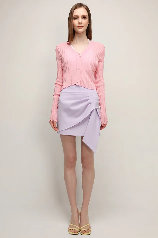 Storets Ellie Seethru Cropped Cardigan Women Sweaters and Knitwears