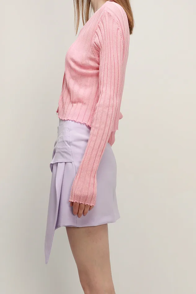 Storets Ellie Seethru Cropped Cardigan Women Sweaters and Knitwears