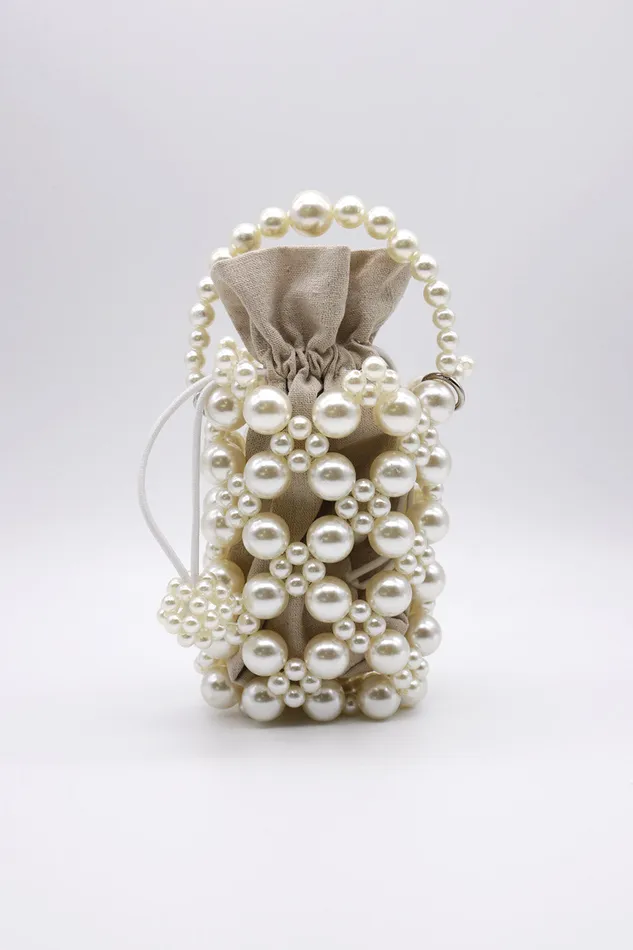 Storets Faux Pearl Beaded Crossbody Bag Women Bags
