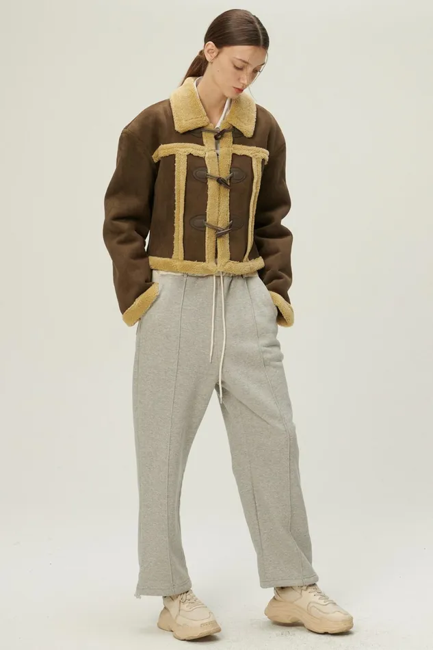 Storets Helen Duffle Shearling Jacket Women Jackets and Coats