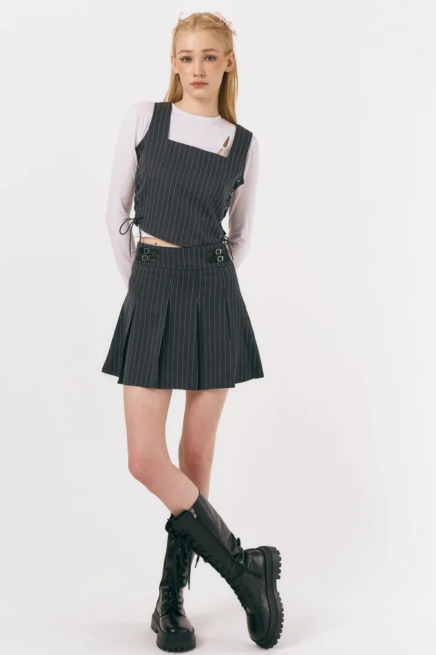 Storets Ivy Striped Tennis Skirt Women Skirts