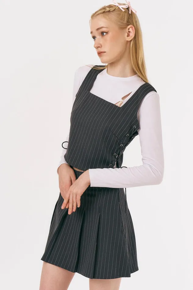Storets Ivy Striped Tennis Skirt Women Skirts