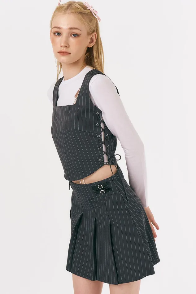 Storets Ivy Striped Tennis Skirt Women Skirts