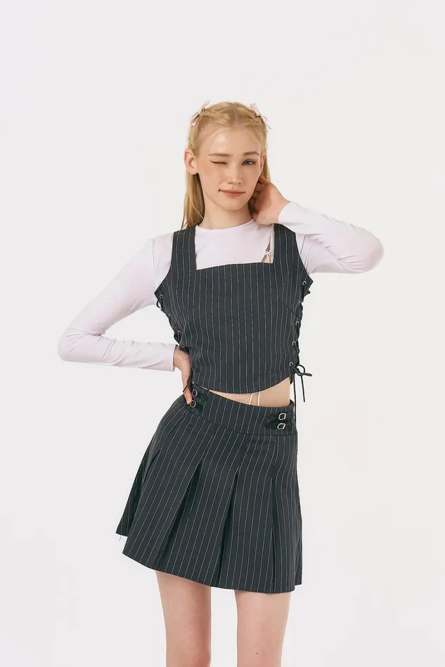 Storets Ivy Striped Tennis Skirt Women Skirts