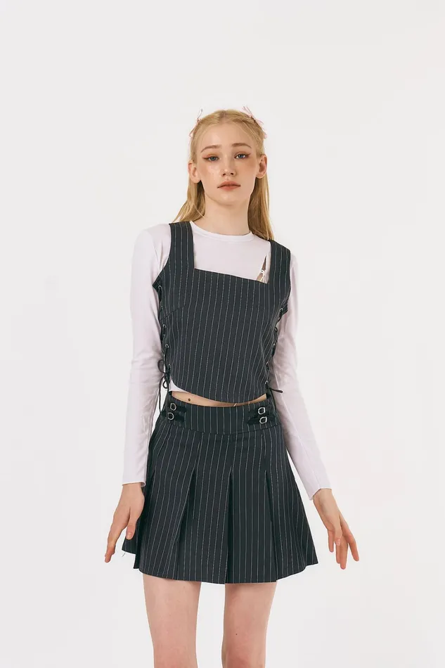 Storets Ivy Striped Tennis Skirt Women Skirts