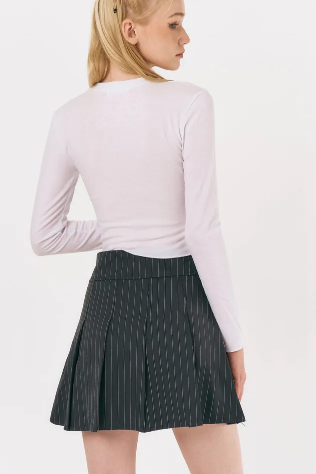 Storets Ivy Striped Tennis Skirt Women Skirts