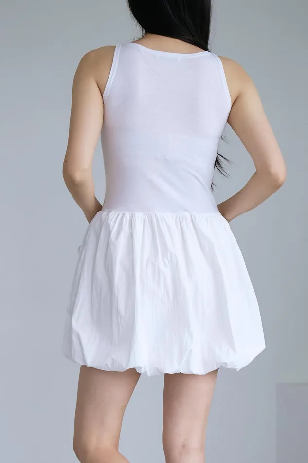 Storets Lara Balloon Hem Dress Women Mini Dresses Storets Lara Balloon Hem Dress Women Mini Dresses