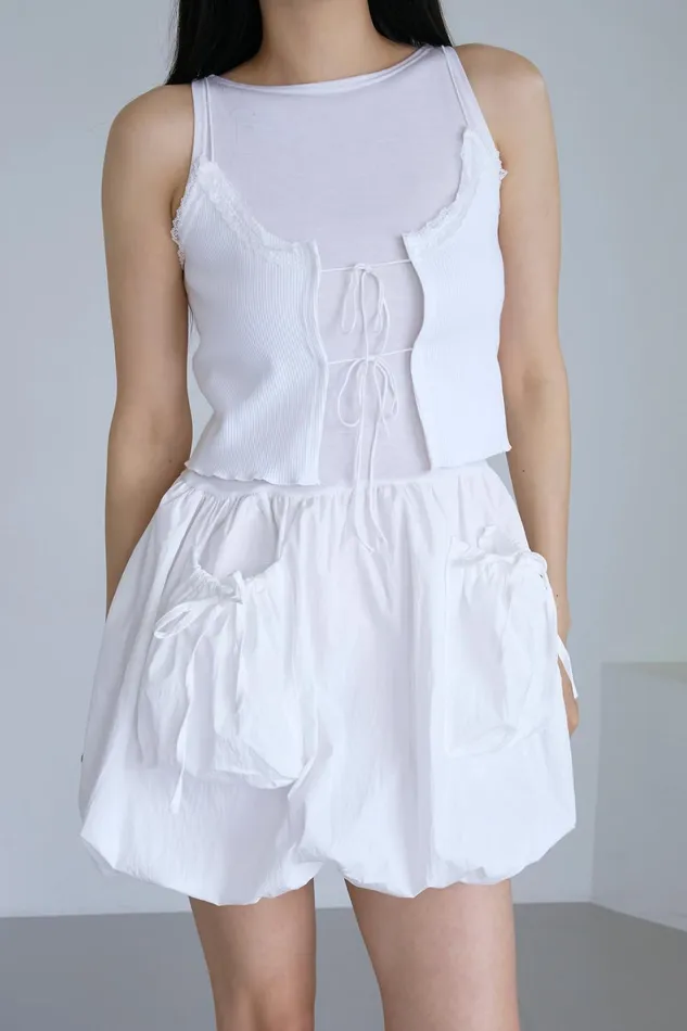 Storets Lara Balloon Hem Dress Women Mini Dresses Storets Lara Balloon Hem Dress Women Mini Dresses