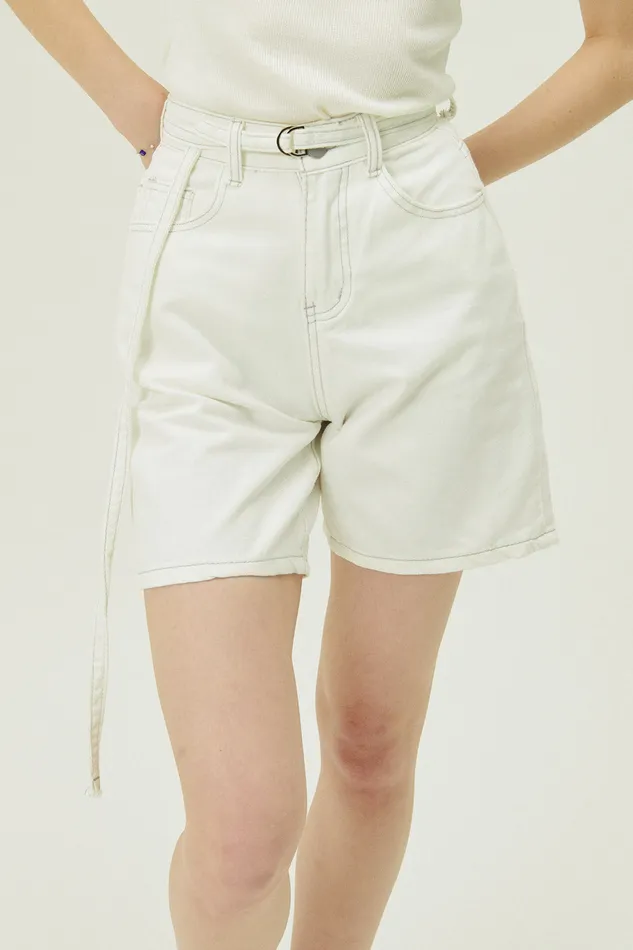 Storets Lindy Belted Bermuda Shorts Women Shorts
