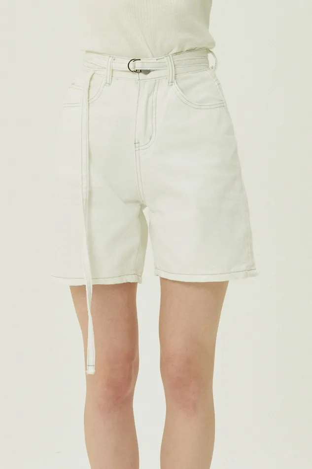 Storets Lindy Belted Bermuda Shorts Women Shorts