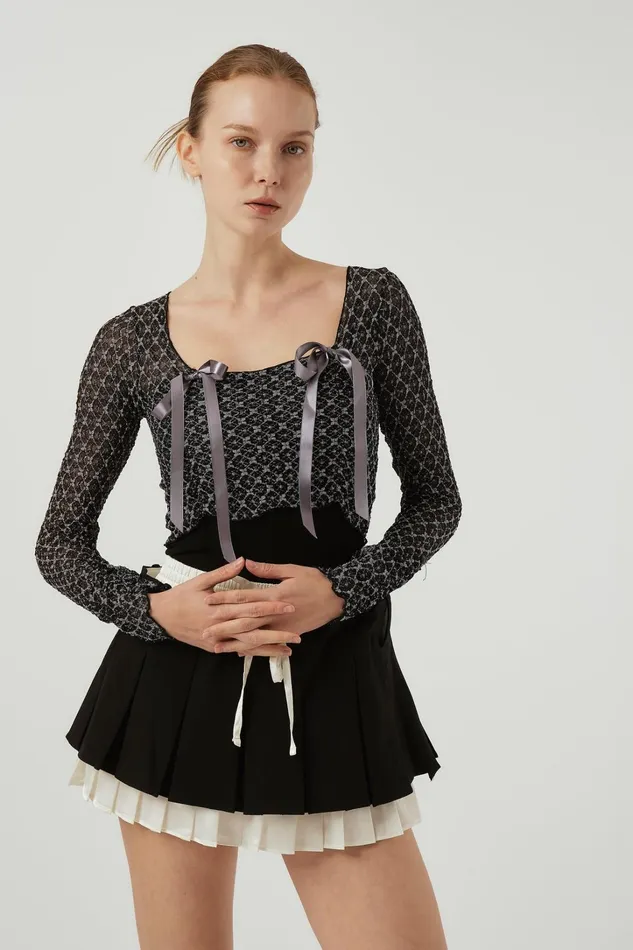 Storets Lola Pleated Mini Skirt Women Skirts