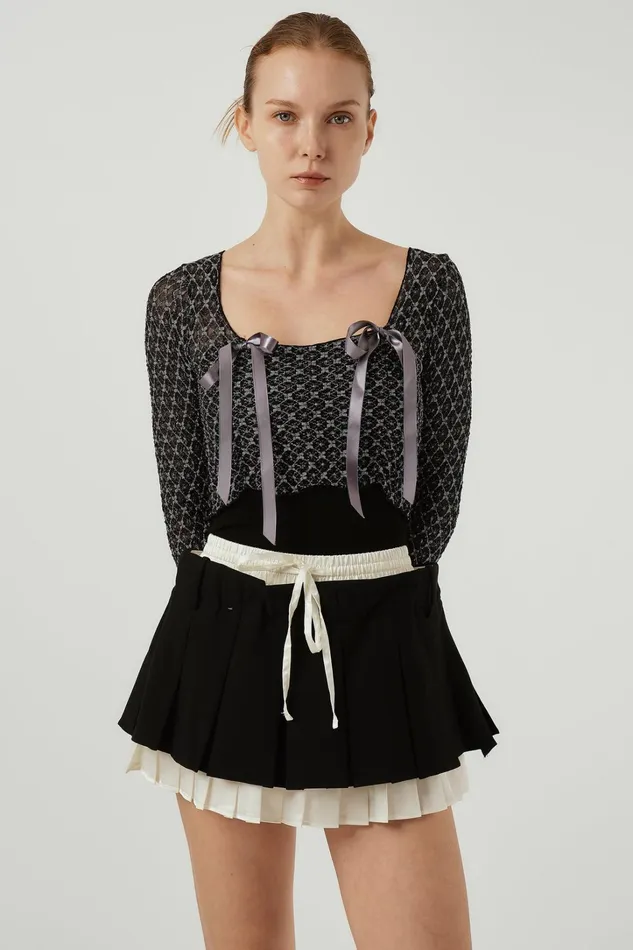 Storets Lola Pleated Mini Skirt Women Skirts Storets Lola Pleated Mini Skirt Women Skirts