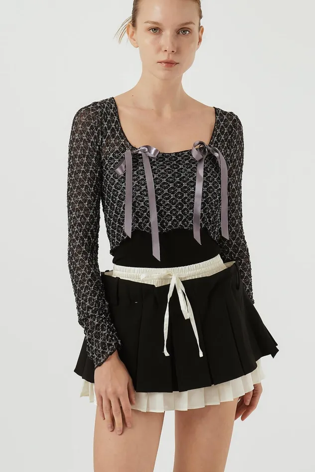 Storets Lola Pleated Mini Skirt Women Skirts Storets Lola Pleated Mini Skirt Women Skirts