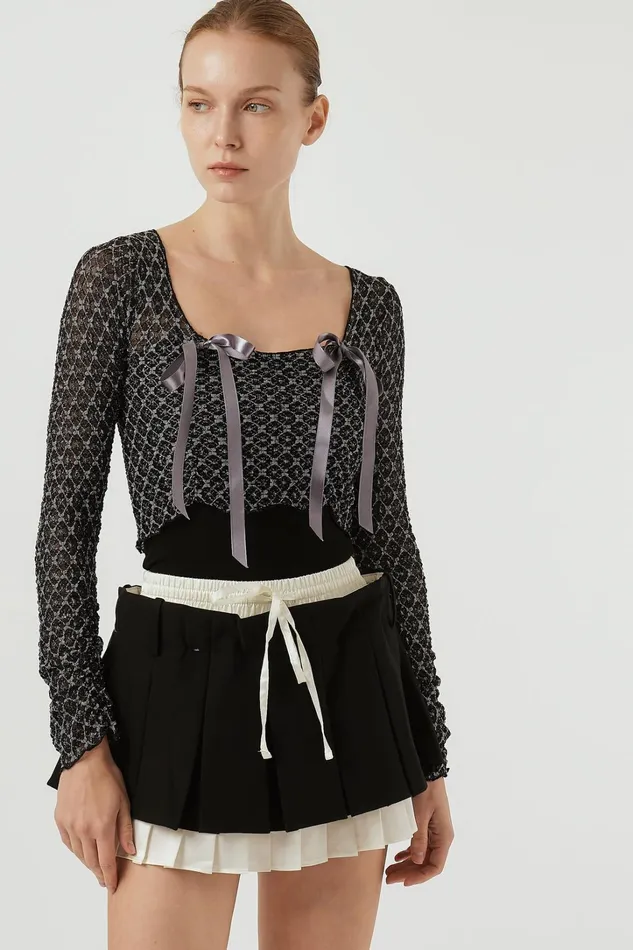 Storets Lola Pleated Mini Skirt Women Skirts Storets Lola Pleated Mini Skirt Women Skirts