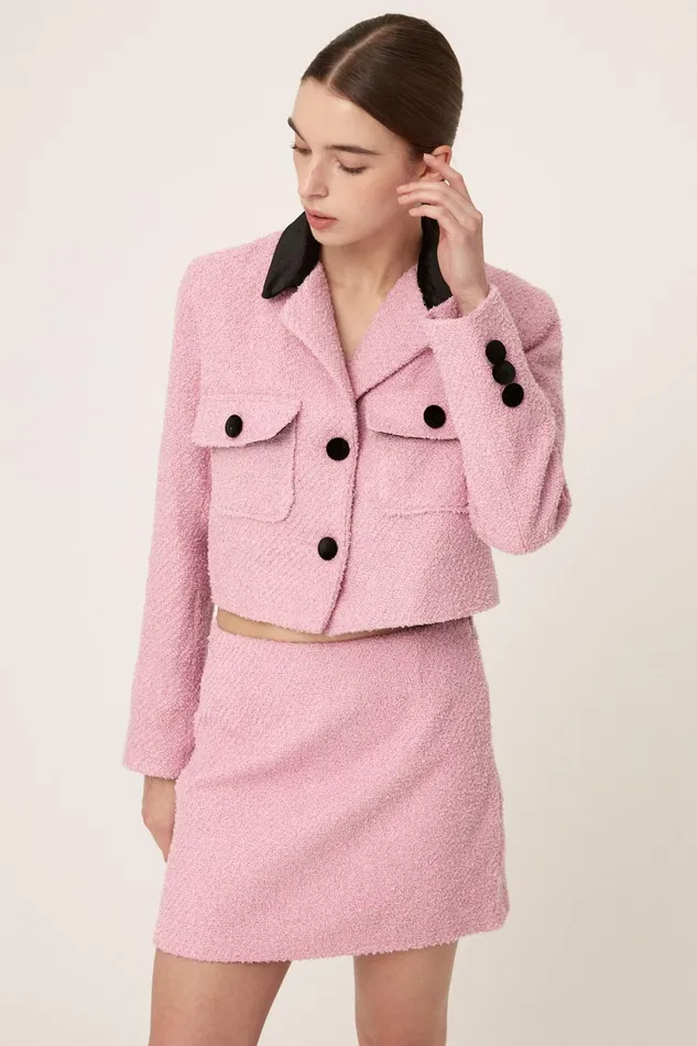 Storets Lola Tweed Jacket And Skirt Set Women Jackets and Coats Storets Lola Tweed Jacket And Skirt Set Women Jackets and Coats