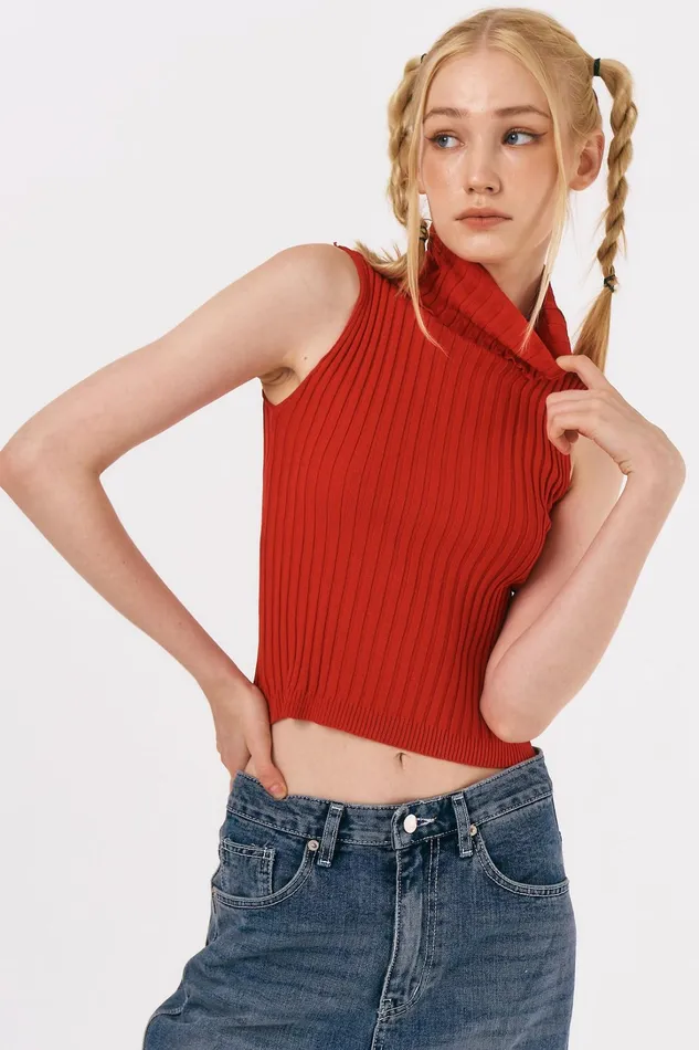 Storets Lucy Ribbed Sleeveless Top Women Tops