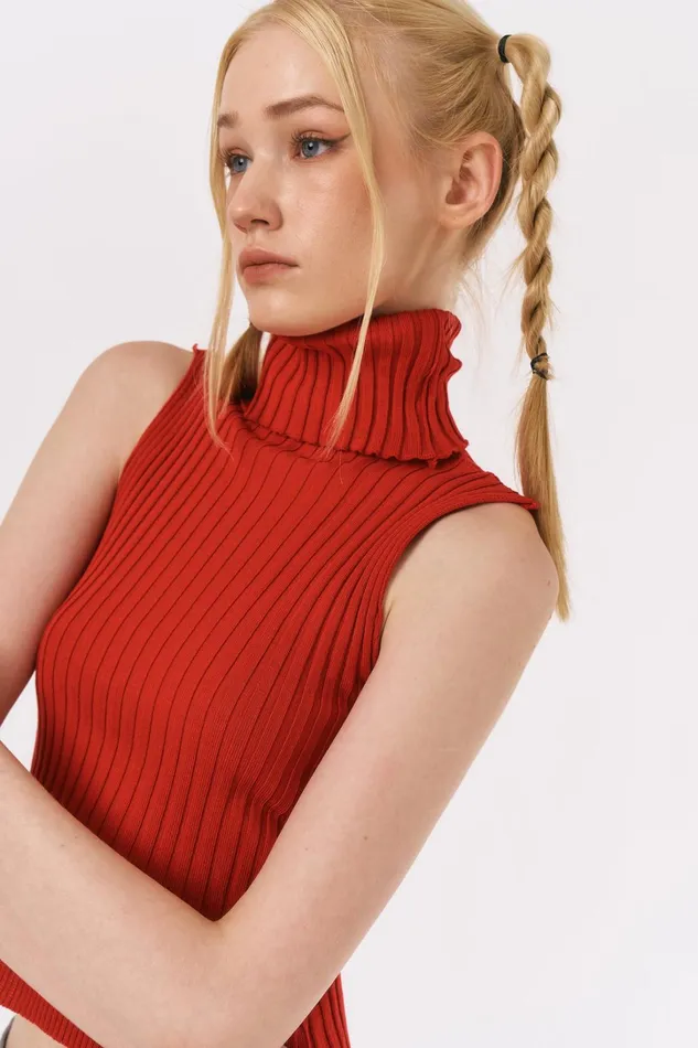 Storets Lucy Ribbed Sleeveless Top Women Tops Storets Lucy Ribbed Sleeveless Top Women Tops