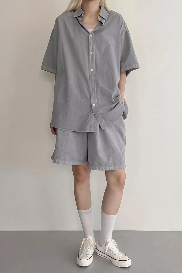 Storets Luna Oversized Washed Shirt Women Shirts and Blouses Storets Luna Oversized Washed Shirt Women Shirts and Blouses