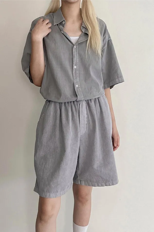 Storets Luna Oversized Washed Shirt Women Shirts and Blouses Storets Luna Oversized Washed Shirt Women Shirts and Blouses