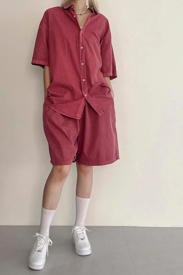 Storets Luna Oversized Washed Shirt Women Shirts and Blouses Storets Luna Oversized Washed Shirt Women Shirts and Blouses