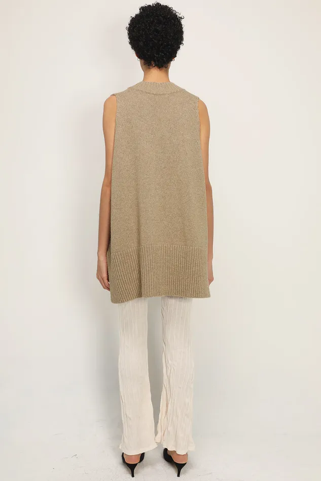 Storets Lyla Oversized Knit Vest Women Sweaters and Knitwears