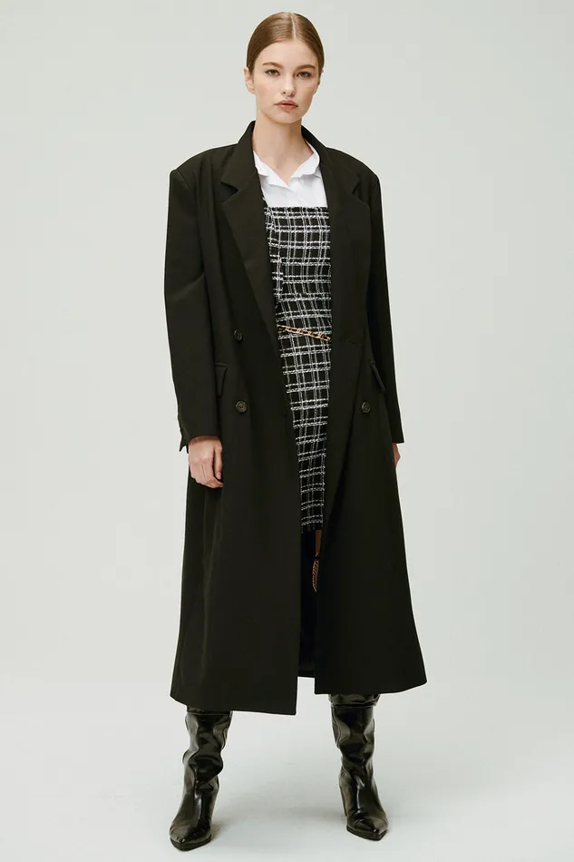 Storets Marie Double Breasted Coat Women Jackets and Coats
