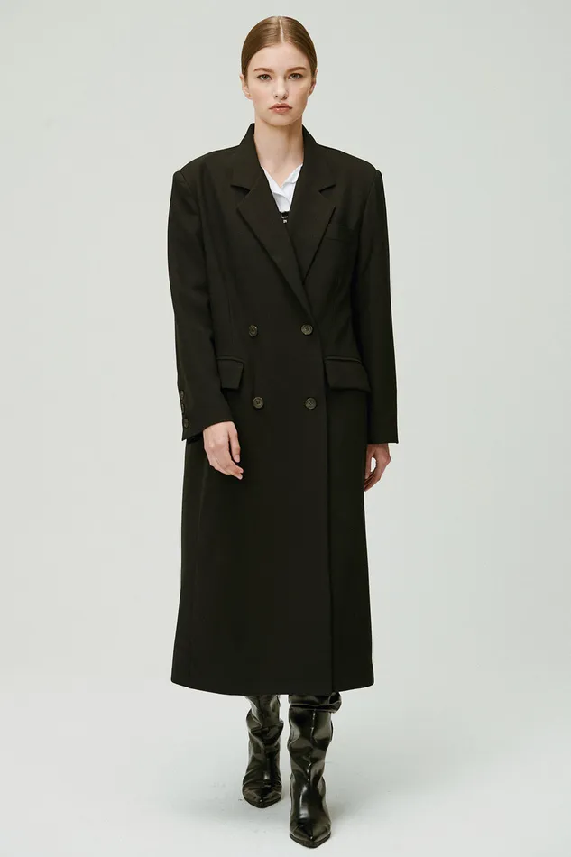 Storets Marie Double Breasted Coat Women Jackets and Coats