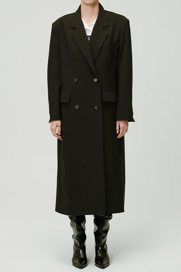 Storets Marie Double Breasted Coat Women Jackets and Coats