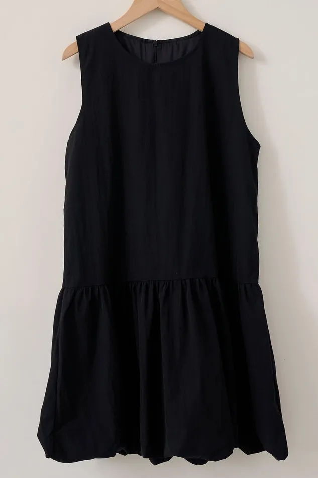 Storets Minnie Balloon Hem Dress Women Mini Dresses Storets Minnie Balloon Hem Dress Women Mini Dresses