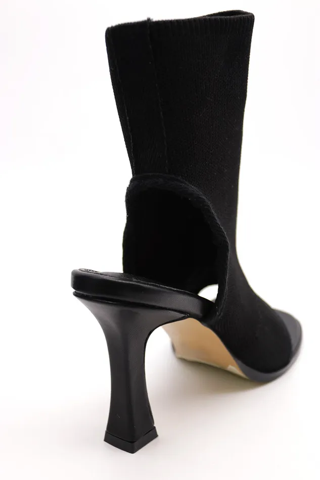 Storets Natalie Open Toe Ankle Sock Boots Women Shoes