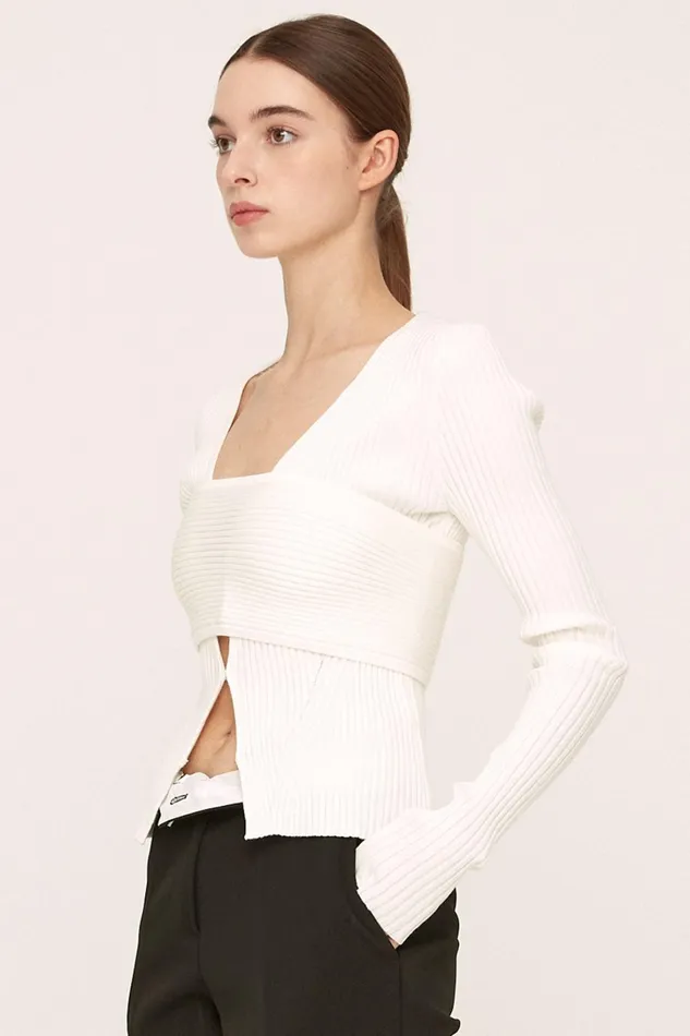 Storets Raleigh Bandeau Top Cardi Set Women Sweaters and Knitwears Storets Raleigh Bandeau Top Cardi Set Women Sweaters and Knitwears