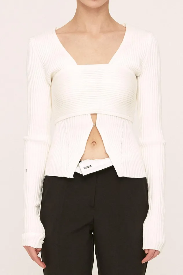 Storets Raleigh Bandeau Top Cardi Set Women Sweaters and Knitwears Storets Raleigh Bandeau Top Cardi Set Women Sweaters and Knitwears