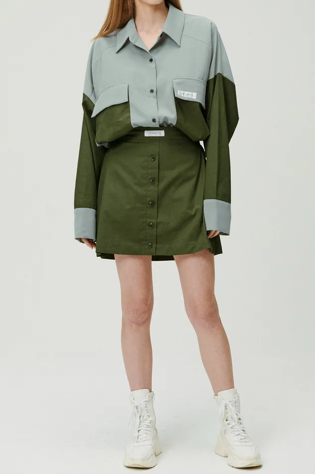 Storets Sandra Safari Skirt Women Skirts