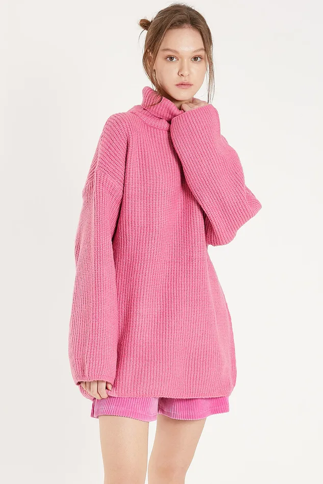 Storets Serena Turtleneck Oversized Sweater Women Sweaters and Knitwears
