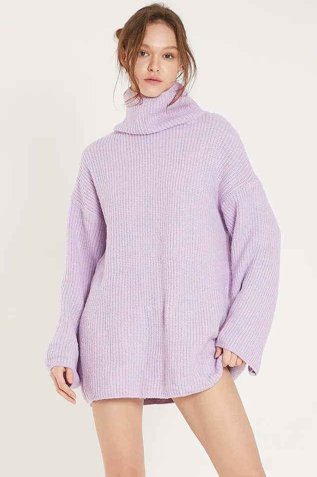 Storets Serena Turtleneck Oversized Sweater Women Sweaters and Knitwears