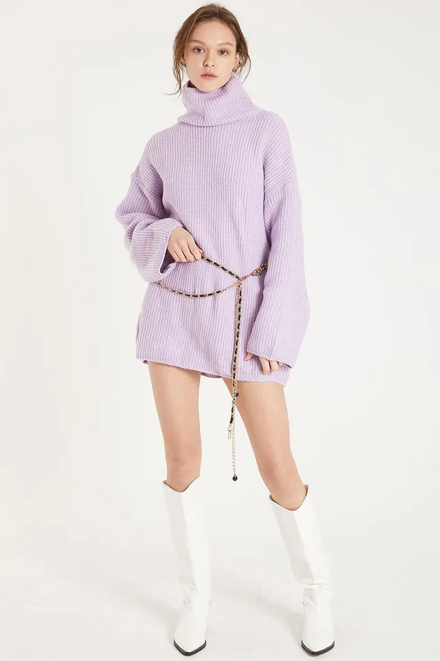 Storets Serena Turtleneck Oversized Sweater Women Sweaters and Knitwears