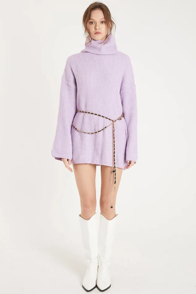 Storets Serena Turtleneck Oversized Sweater Women Sweaters and Knitwears