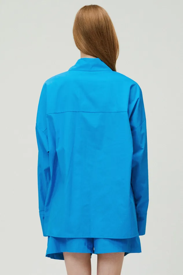 Storets Tyra Oversized Utility Shirt Women Shirts and Blouses