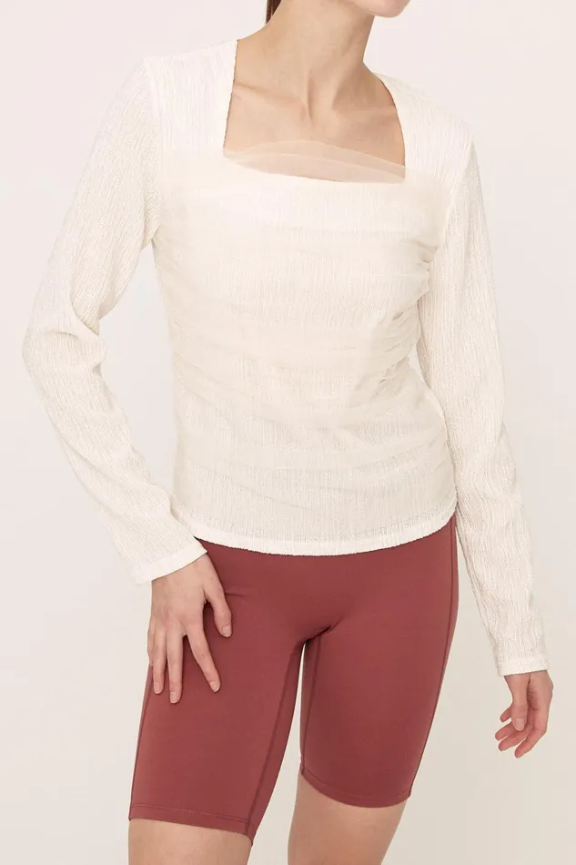 Storets Whitney Mesh Layered Top Women Tops Storets Whitney Mesh Layered Top Women Tops
