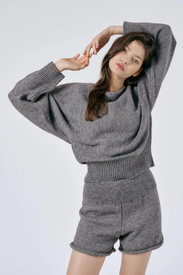 Storets Willow Knitted Top And Shorts Set Women Sweaters and Knitwears