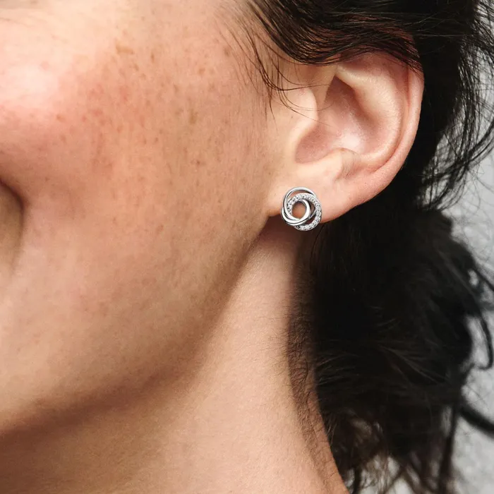 Stud Earrings Women Pandora Family Always Encircled Stud Earrings