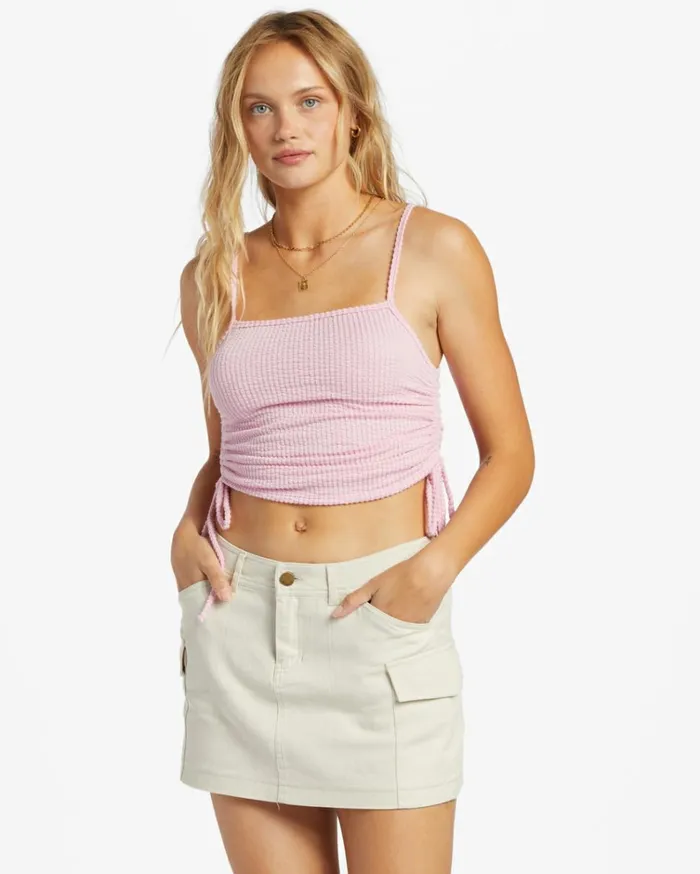 Sun Stunner Knit Lilac Smoke Women Billabong Tops