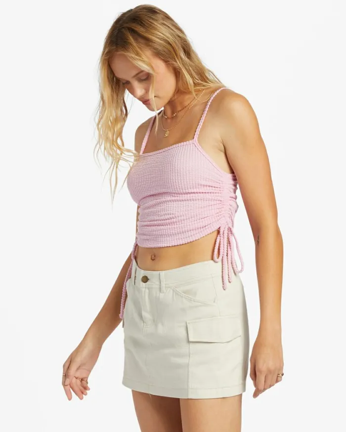 Sun Stunner Knit Lilac Smoke Women Billabong Tops
