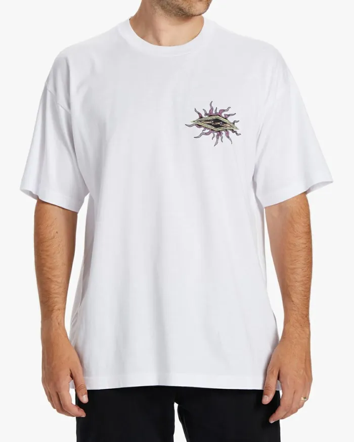 Sun Warp TShirt White Men Billabong TShirts