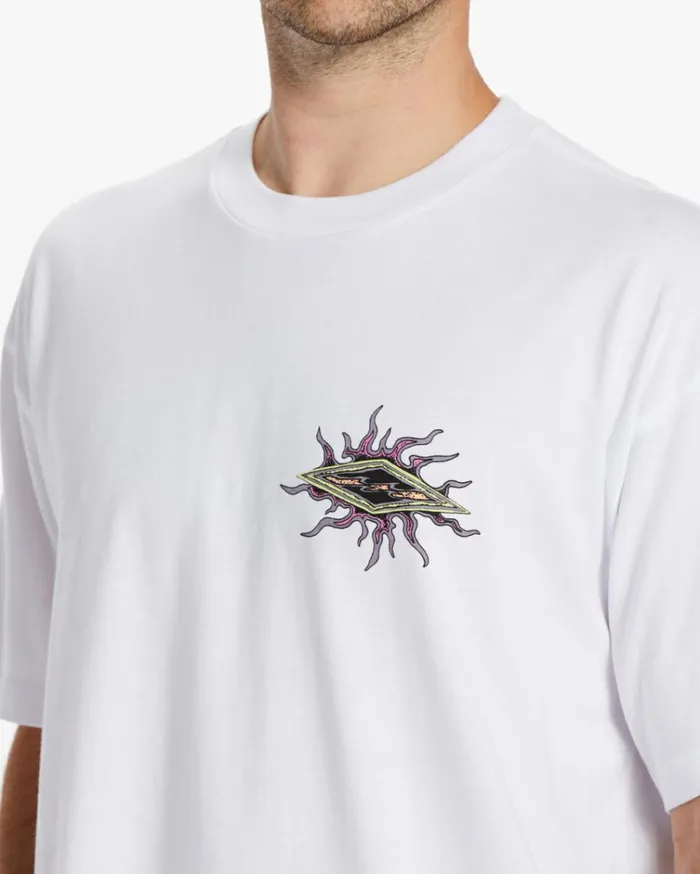 Sun Warp TShirt White Men Billabong TShirts