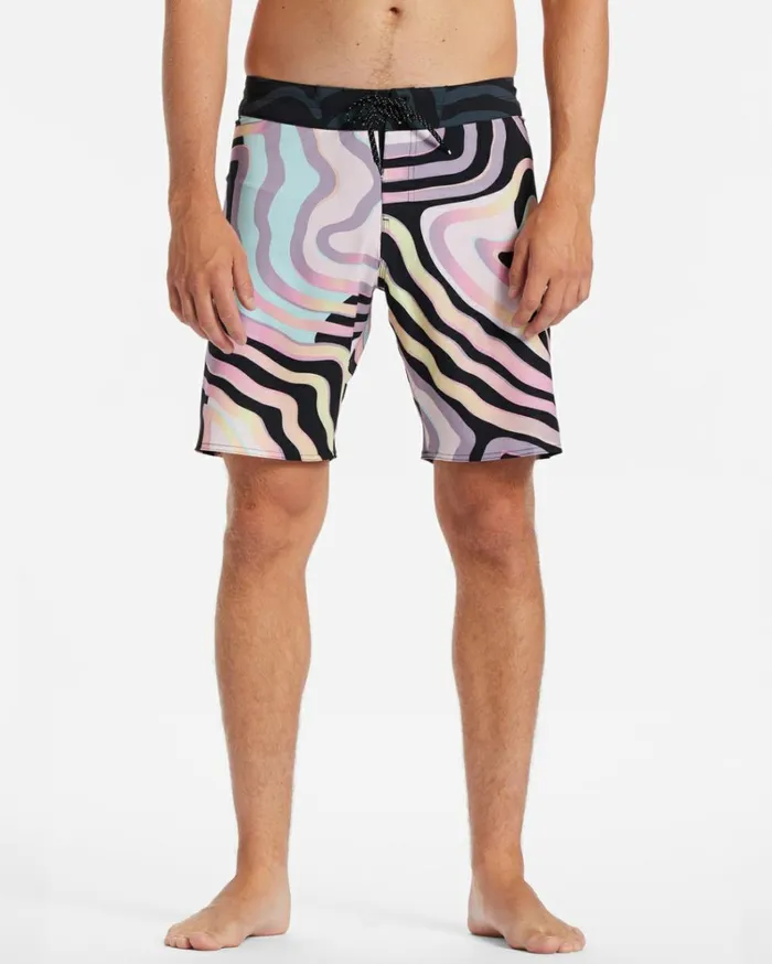 Sundays Airlite Performance 19034 Boardshorts Multi Men Billabong Long Length