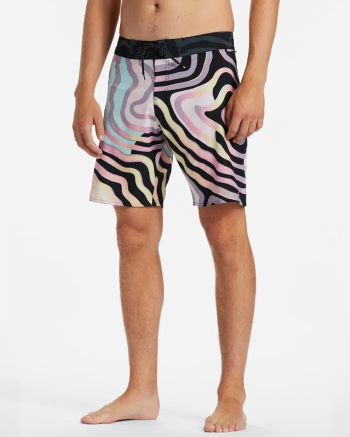 Sundays Airlite Performance 19034 Boardshorts Multi Men Billabong Long Length