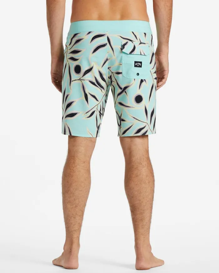 Sundays Pro Performance 19034 Boardshorts Dusty Jade Men Billabong Long Length